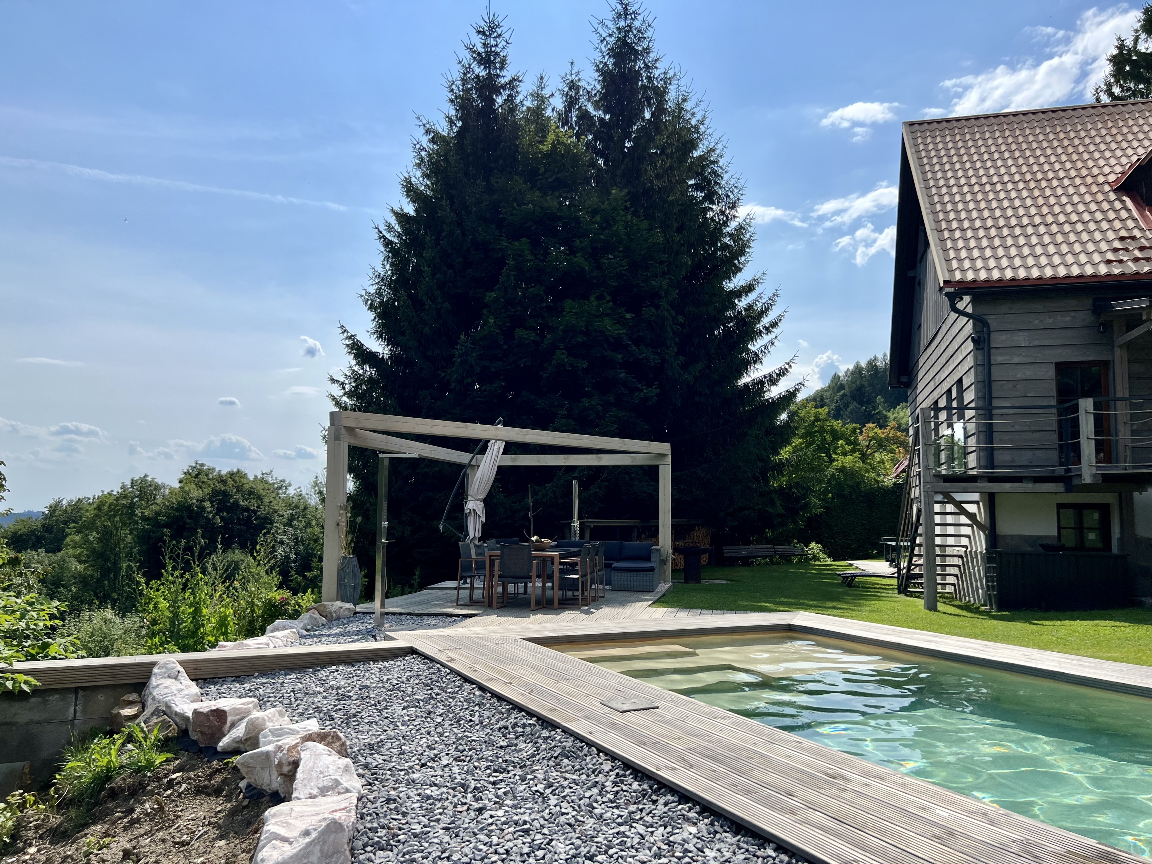 Pohled na chatu Pohled na chatu