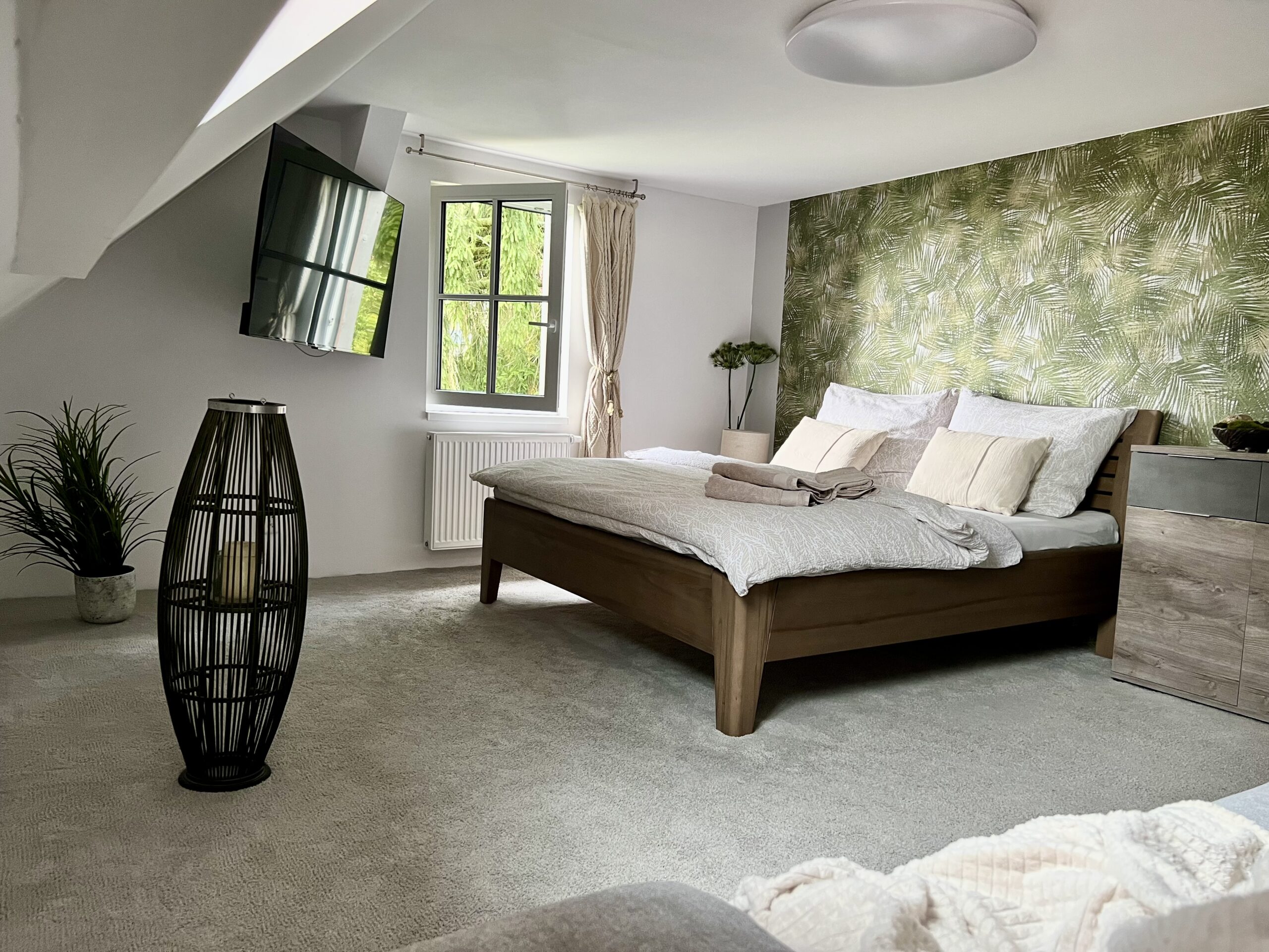 Ložnice Mia Pohled do pokoje chaty Beduna